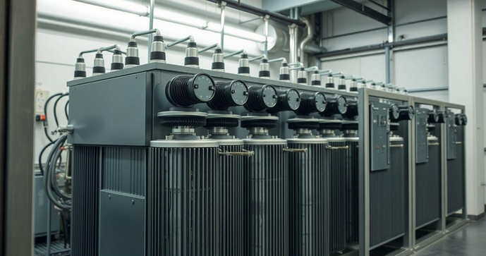 Banco de capacitores m&eacute;dia tens&atilde;o &eacute; essencial para otimizar a efici&ecirc;ncia energ&eacute;tica e reduzir custos em sistemas el&eacute;tricos.